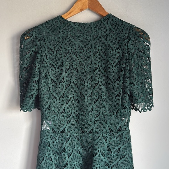 Sandro Hearty Lace Fit & Flare Cocktail Dress Medium - Picture 11 of 16